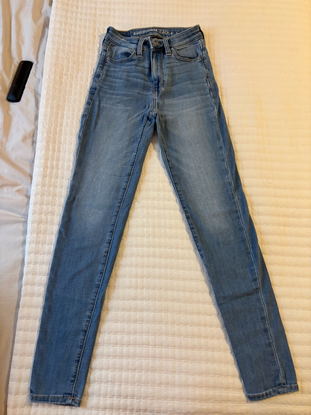 American Eagle Outfitters Light Wash Super high rise jeggings